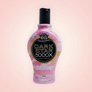 European Gold DARK STAR 5000X Ultra Dark Bronzer Tanning Lotion 12 Oz